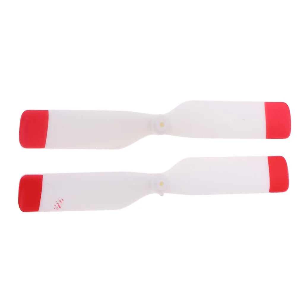 2Pcs Plastic Tail Rotor Blade Replacement Propeller for WLtoys XK K123 RC Helicopter Spare Parts
