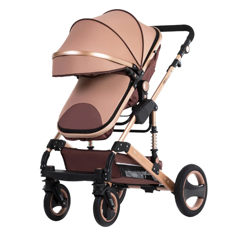

Babyfond3 in 1 high landscape can sit reclining foldable luxury baby stroller four wheel stroller