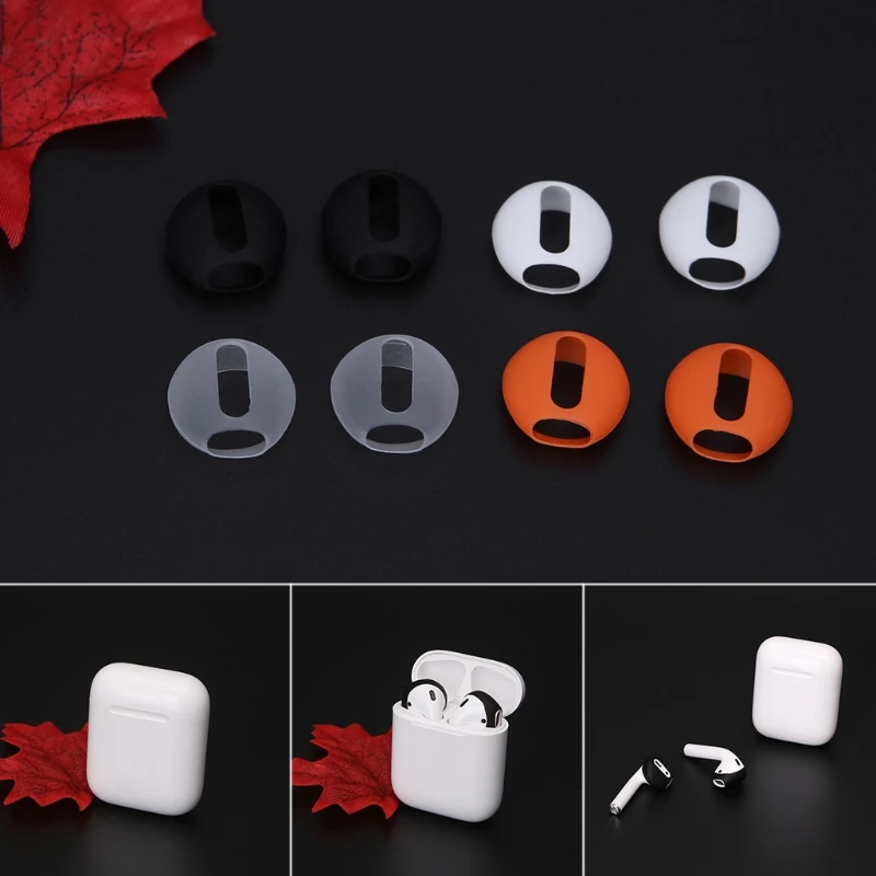 

4Pairs Silicone in-ear Headset Earbuds Cover Anti-Lost Ear Cap for Apple Airpods
