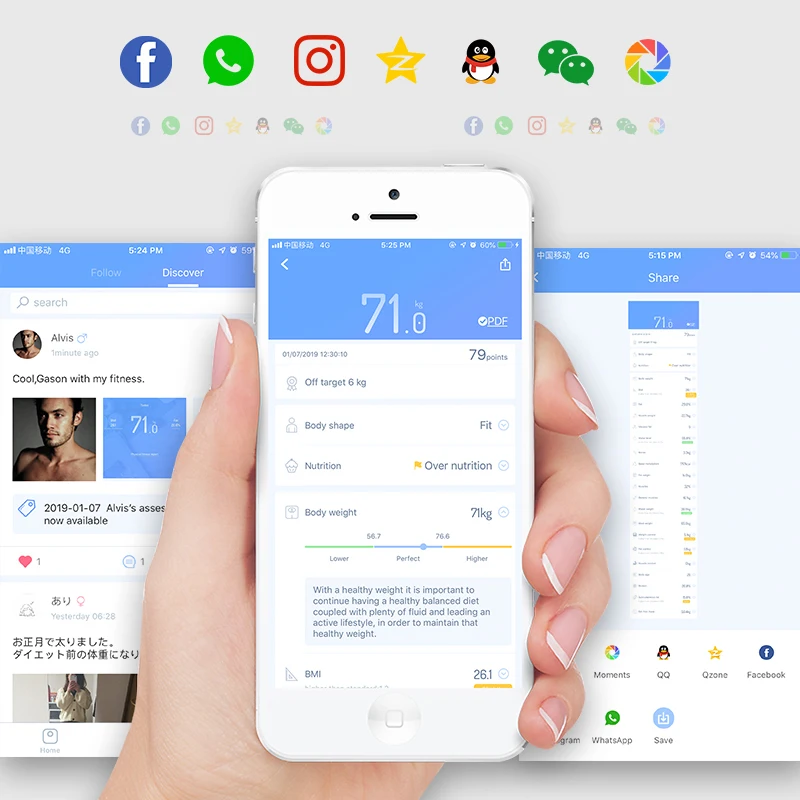 Цена GASON S4 жира в теле масштаба Весы напольные Bluetooth 4.0 Android или IOS(14 данных)