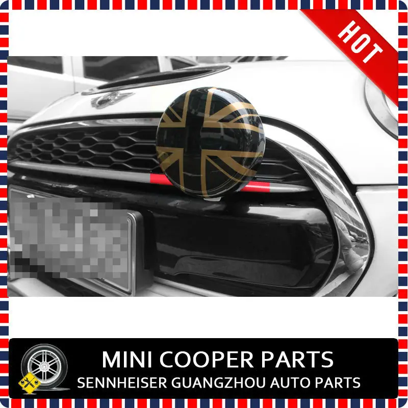 Gold Jack Style Spot Lamp Cover For Mini Cooper F56