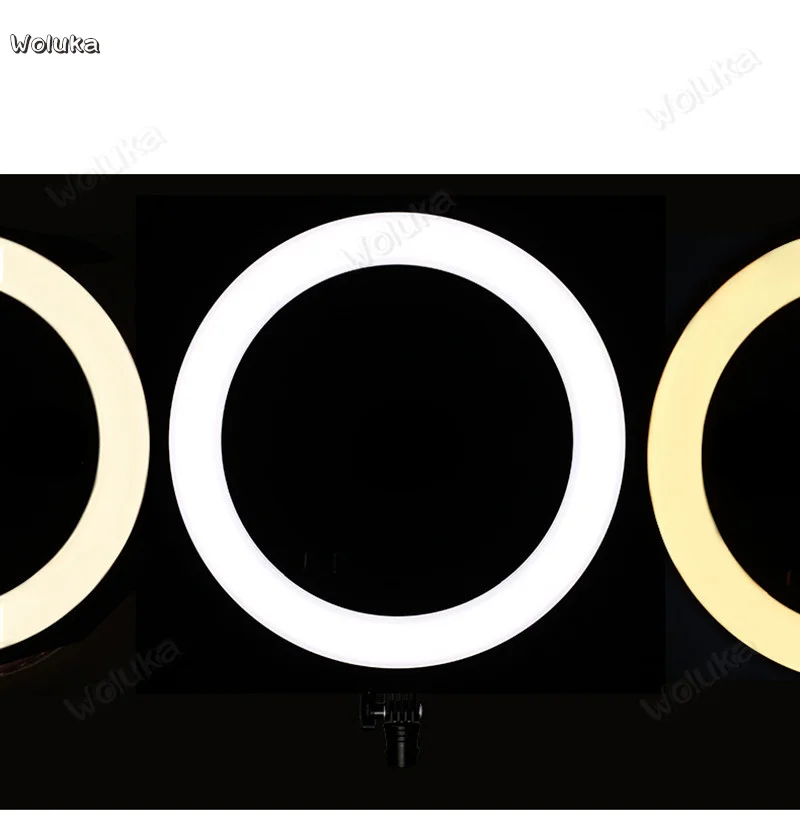RL-18II фотографический светильник ing 3200-5600K 512 светодиодная кольцевая лампа с регулируемой яркостью для камеры, фотостудии, телефона, макияж, кольцевой светильник, штатив CD50T07 H
