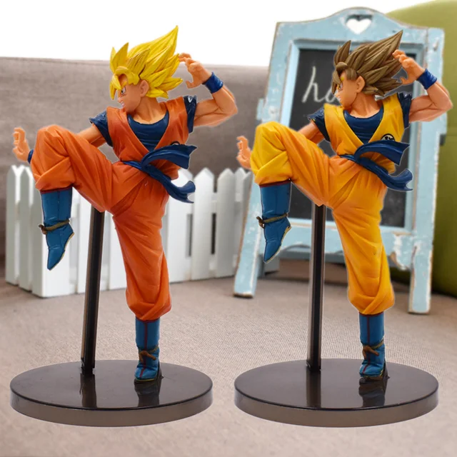 Cheap 22cm Dragon Ball Z Son Goku FES 95# Super Saiyan Movie&TV Model Action Figure Toys Gift For Kids' Christmas Figurines Nendoroid