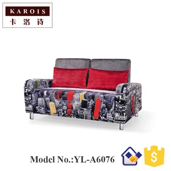 

Living room with double sofa bed, foldable single multi-functional small apartment minimalist modern dual-use sofa bed