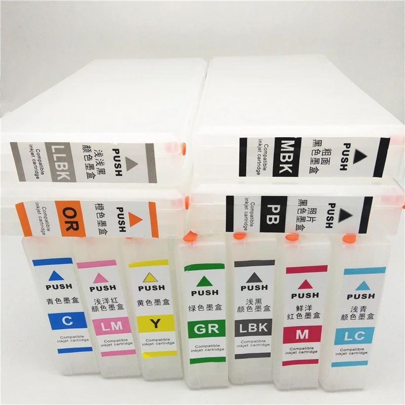 Многоразовый чернильный картридж vilaxh T653A T653B для принтера Epson T6531 T6539 Stylus Pro 4900 с