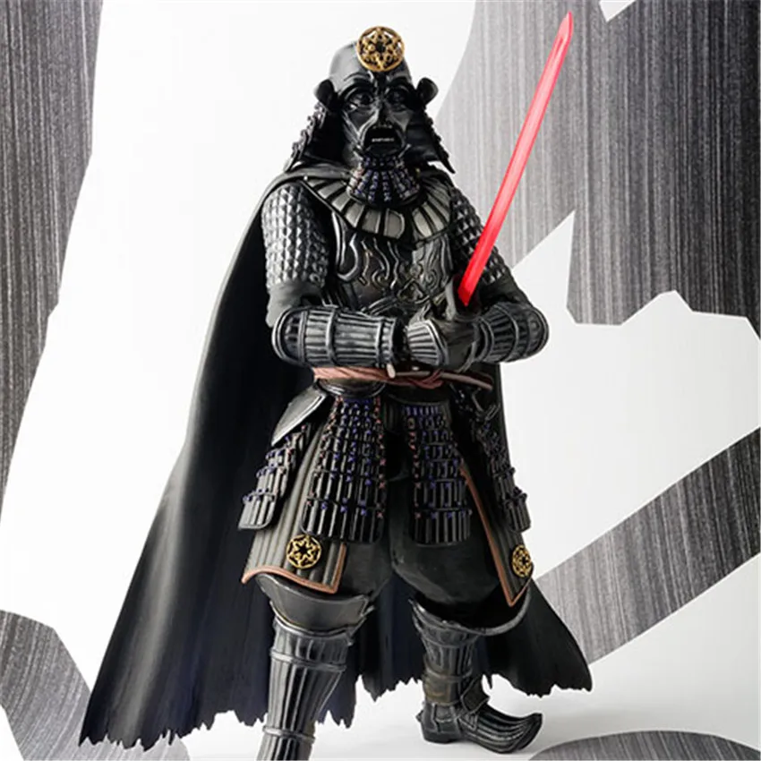 

Wholesale Movie Doll Model Captain Commando Samurai Taisho Darth Vader 2 PVC Action Figure Collectible Model Toy 18cm