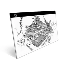 Portable A3 LED Adjustable Light Pad Box Drawing Tracing Tracer Drawing Copy Board Table Pad Led Light Pad Copy Board 1pcs a4 ultra thin portable usb power led light pad with line tracing copy board light box stencil for drawing painting