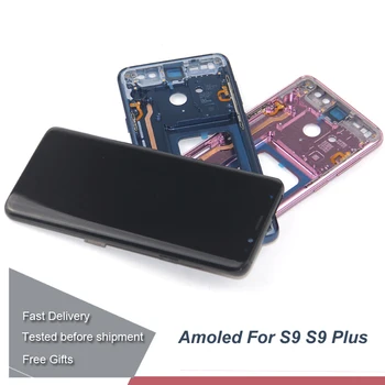 

2960*1440 LCD for SAMSUNG Galaxy S9 Display S9+ Plus G960 G965 Touch Screen Digitizer with Frame