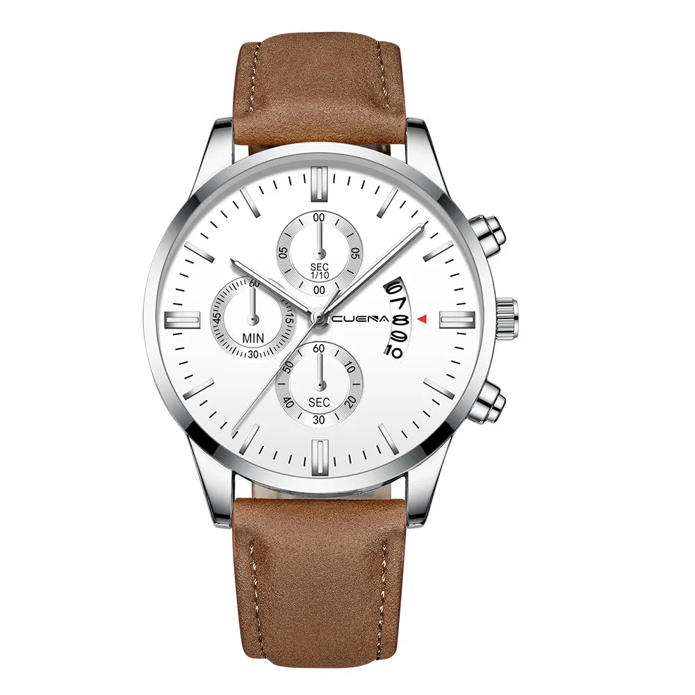 Man Crystal Stainless Steel Sport Analog Quartz Wrist Watch Top Brand Luxury Mens Business Sport Watch relogio masculino USPS -