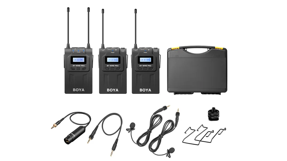 BOYA WM4 Pro II BY-WM6/BY-WM5/BY-WM8 UHF Беспроводная микрофонная система всенаправленный петличный микрофон для ENG EFP DV DSLR