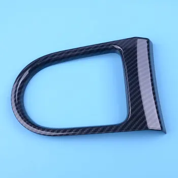 

DWCX Carbon Fiber Texture Style Console Gear Shift Box Panel Cover Trim Frame ABS Black Fit For Ford Mustang 2015 2016 2017 2018