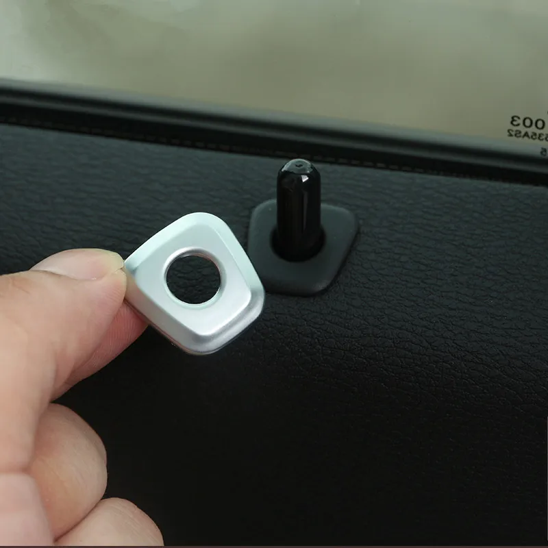 Carbon Fiber Interior Door Armrest Decor Cover Trim For BMW X2 F39 2018-2019