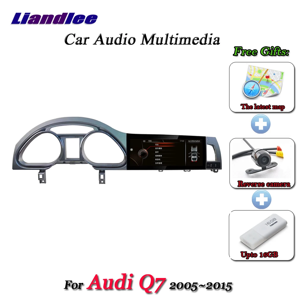 Perfect Liandlee For Audi A6 A6L Q7 2005~2015 Android Original System Car Radio BT AUX GPS Map Navi Navigation Screen Multimedia NO DVD 2