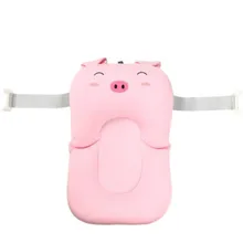 Нескользящий коврик для ванной для новорожденных, безопасное сиденье для купания, детский душ, переносная воздушная подушка, детская кровать, детский коврик для ванной