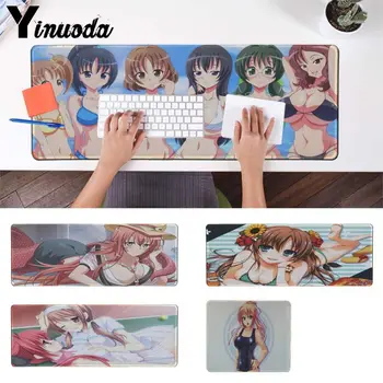 

Yinuoda My Favorite Anime Big Breast Girl DIY Design Pattern Game mousepad Free Shipping Large Mouse Pad Keyboards Mat