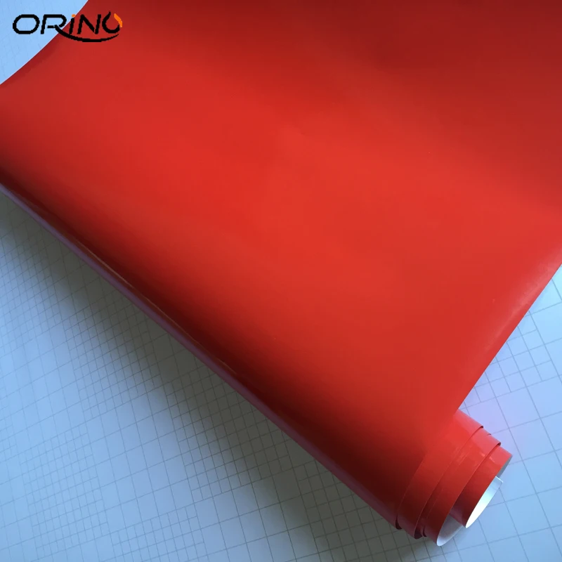 Red Glossy Vinyl Film Wrap-1