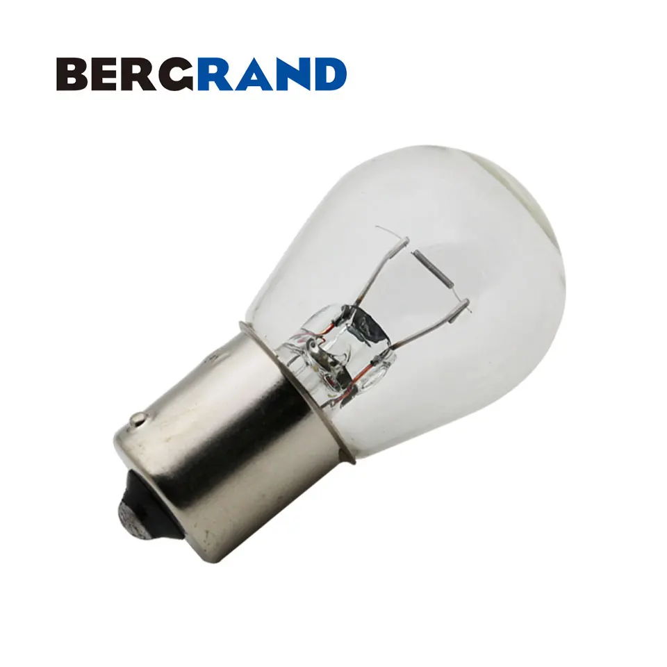 10PCS PY21W S25 12V 21W BAU15s Clear Glass 581 Side Light Turn Signals