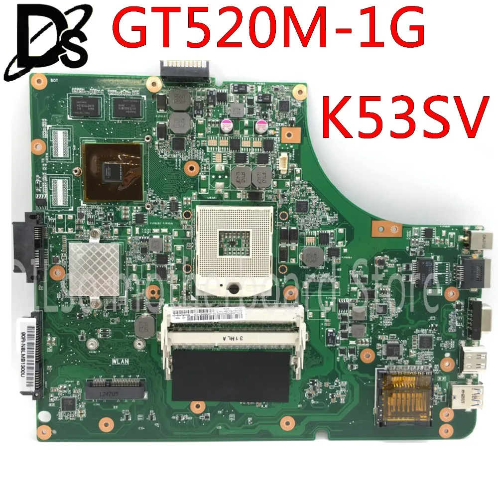 KEFU K53SV для ASUS K53S K53S K53SM K53SC K53SJ Материнская плата GT520M-1G материнская плата интегрированный тест