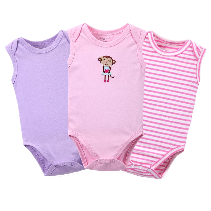 ESHOO Baby Girl Sleeveless Romper Cotton Chinese Style Bodysuit Playsuit Outfits