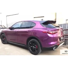 Для Alfa Romeo Stelvio спойлер из углеродного волокна задний спойлер багажника черный отделка Quadrifoglio Verde SD Стиль