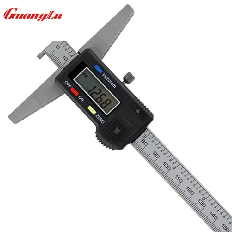 G Single Hook Type Digital Depth Gage 0 150mm/0.01 Stainless Steel
