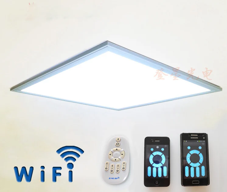 

Free Shipping 36W CCT Changeable and Dimmable LED Panel Light with 2.4G Wireless Remote Control Epistar LED Chips,Aluminum+PMMA