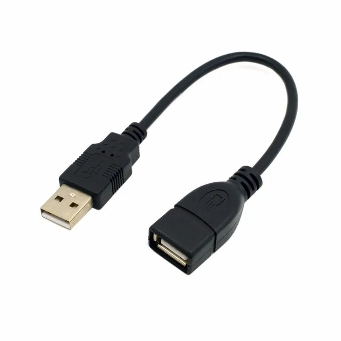 30 см USB 2,0 мужчина к женскому удлинительному кабелю для компьютера и ноутбука 0,3 м короткий кабель