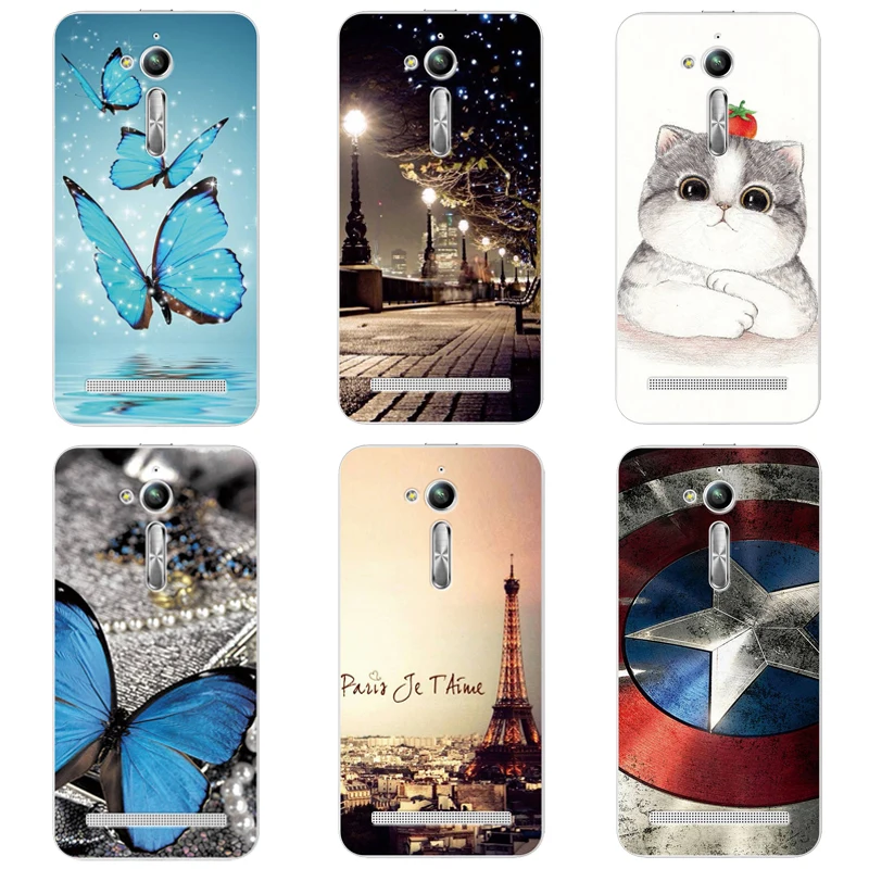 Cute Cartoon Animal Patterned Case For Asus ZB500KL ZB 500KL TPU Soft Shell For Asus ZB500KG ZB 500KG Case Phone Back Cover Capa
