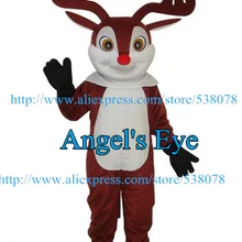 Дешевый Рождественский костюм маленького коричневого оленя Sika, маскарадный костюм для взрослых, карнавальный костюм, маскарадный костюм SW1265