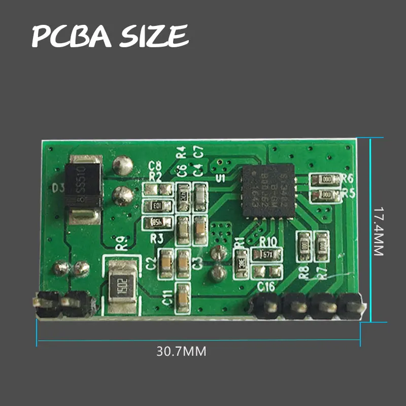 

poe splitter module adapter cable input 4pin pitch 2.54mm dc output 2pin header IEEE802.3af for ip camera injector output 12V 1A