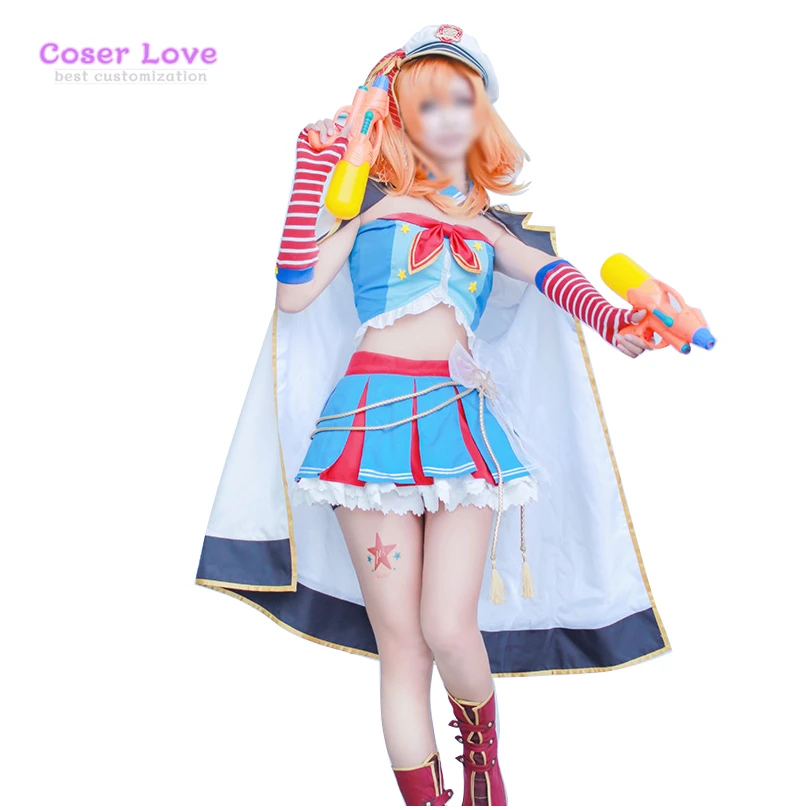 Lovelive Honoka Kousaka Navy Awaken Uniforms Cosplay Carnaval Costume Halloween Christmas Costume Lovelive Honoka Kousaka Navy Awaken Uniforms Cosplay Carnaval Costume Halloween Christmas Costume
