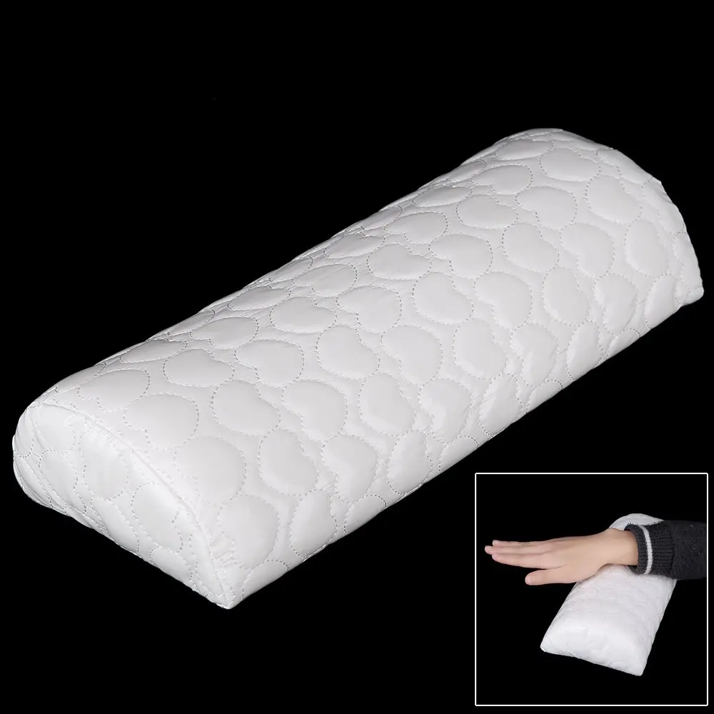 

HTHL manicure tool hand-rest Cushions Holder Professional soft sponge Armrest rest cushion (white)