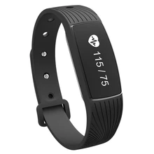 Новинка 2017 года Bluetooth 4.0 Спорт умный Браслет монитор сердечного ритма фитнес-трекер с 0.69 дюймов OLED Экран