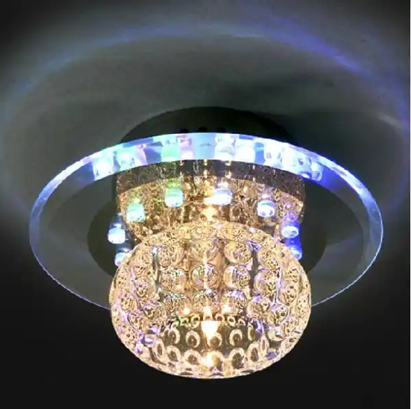 3w Elegant Energy Saving First Rate Led Crystal Square Hallway