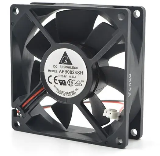 Оригинальный AFB0824SH 8025 0.33A 8 см 24V большой ветер скорость измерения двойной мяч