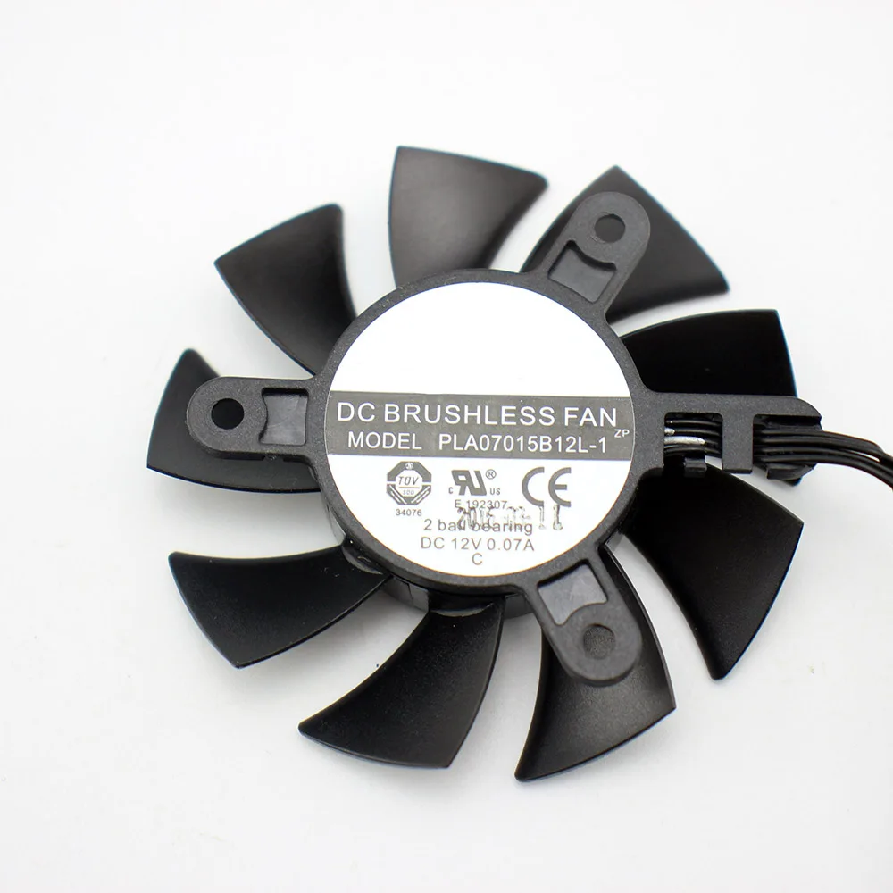 PLA07015B12L-1 65 мм DC 12 В 0.07AMP GTX 1080Ti вентилятор охлаждения для EVGA GeForce GTX 1080 Ti SC2 гибридные Вентиляторы Охлаждения видеокарты