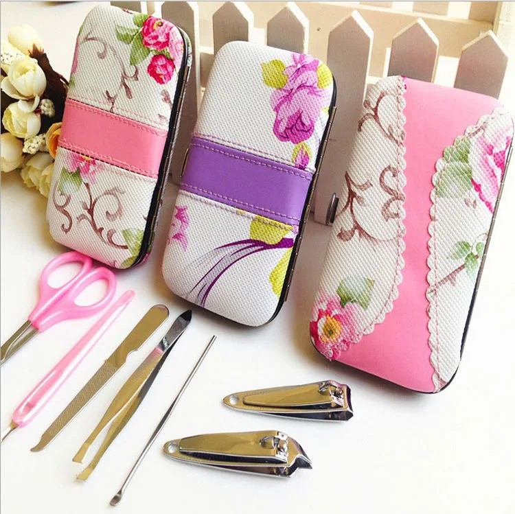 

Gift Manicure Beauty Tools 7 set Lady nail Scissors Care Set