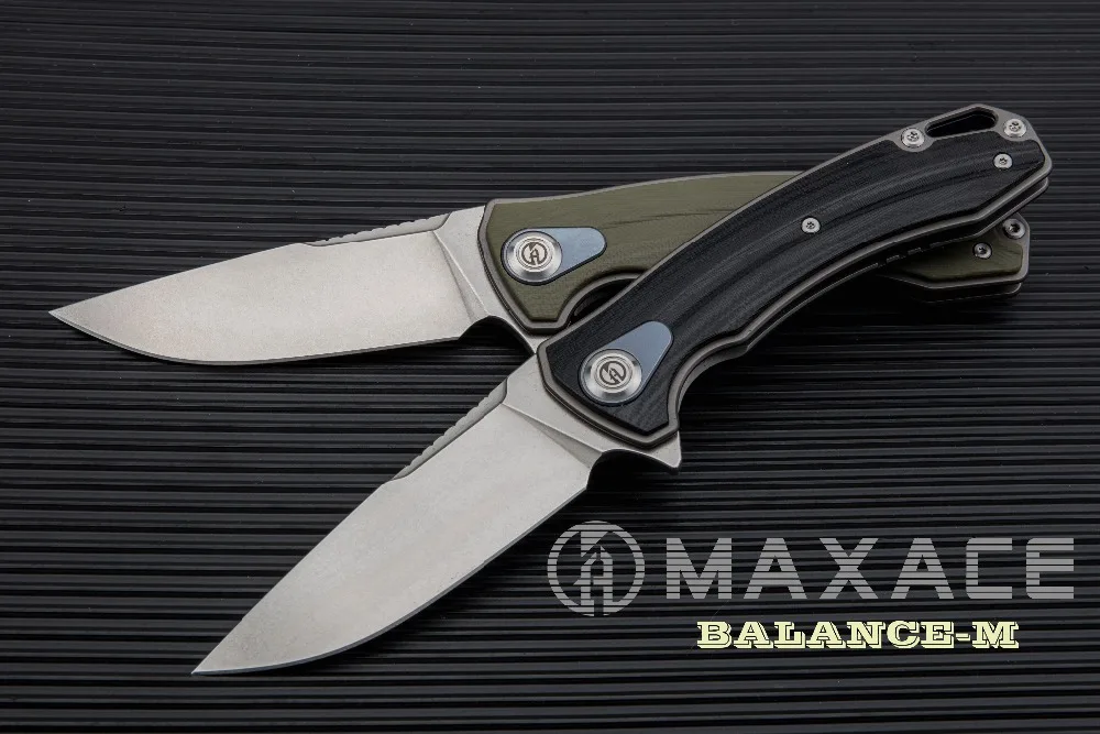 MAXACE баланс-М складной карманный нож кемпинг нож M390 сталь stonewash лезвие