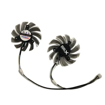 

75MM GPU VGA Cooler Alternative Cooling Fan For Radeon GALAKURO kuroutoshikou R9 380 Graphics Video Cards as Replacement