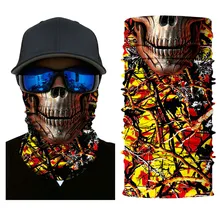 Motorcycle Black Mask Outdoor Balaclava Motorcycles Bandana Mask Skull Face shield Maske Biker Face Masks Scarf