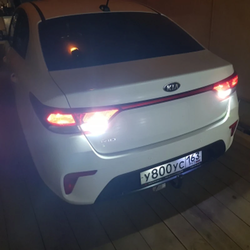2x W16W T15 светодиодный светильник Canbus для Kia Rio K2 3 подлокотник Ceed Sportage Sorento Cerato Soul Picanto