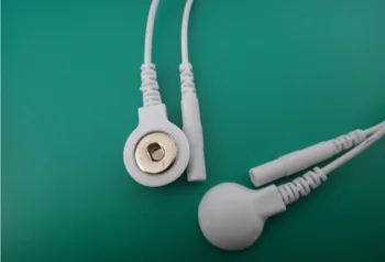 

Durable Medical Tens Unit Electrode Lead Wires/Cables for EMS machineTens Lead Wire Adapters - 2mm Pin to 3.5mm Snap Connector