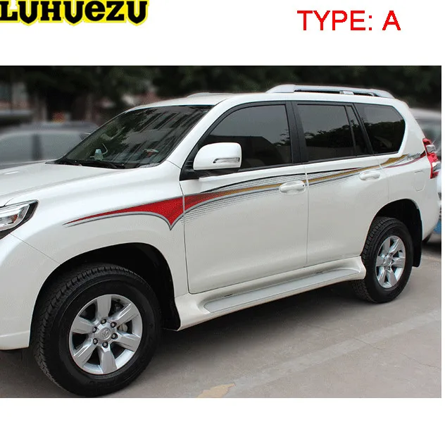 Luhuezu 3M Car Body Sticker For Toyota Land Cruiser Prado FJ150 2010