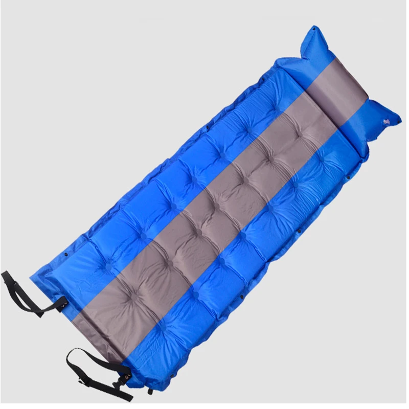 

Mat Outdoor Camping Beach Mat Padded Self-Inflating Moistureproof Picnic Tent Mat With Inflatable Pillow