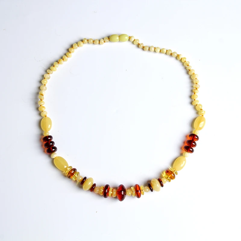 

Amber Beeswax Necklace Pendant Lanyard Sweater Chain Men's & Women's Rainbow Chain Chicken Oil Hau Lengmi Beads Blood Perkin