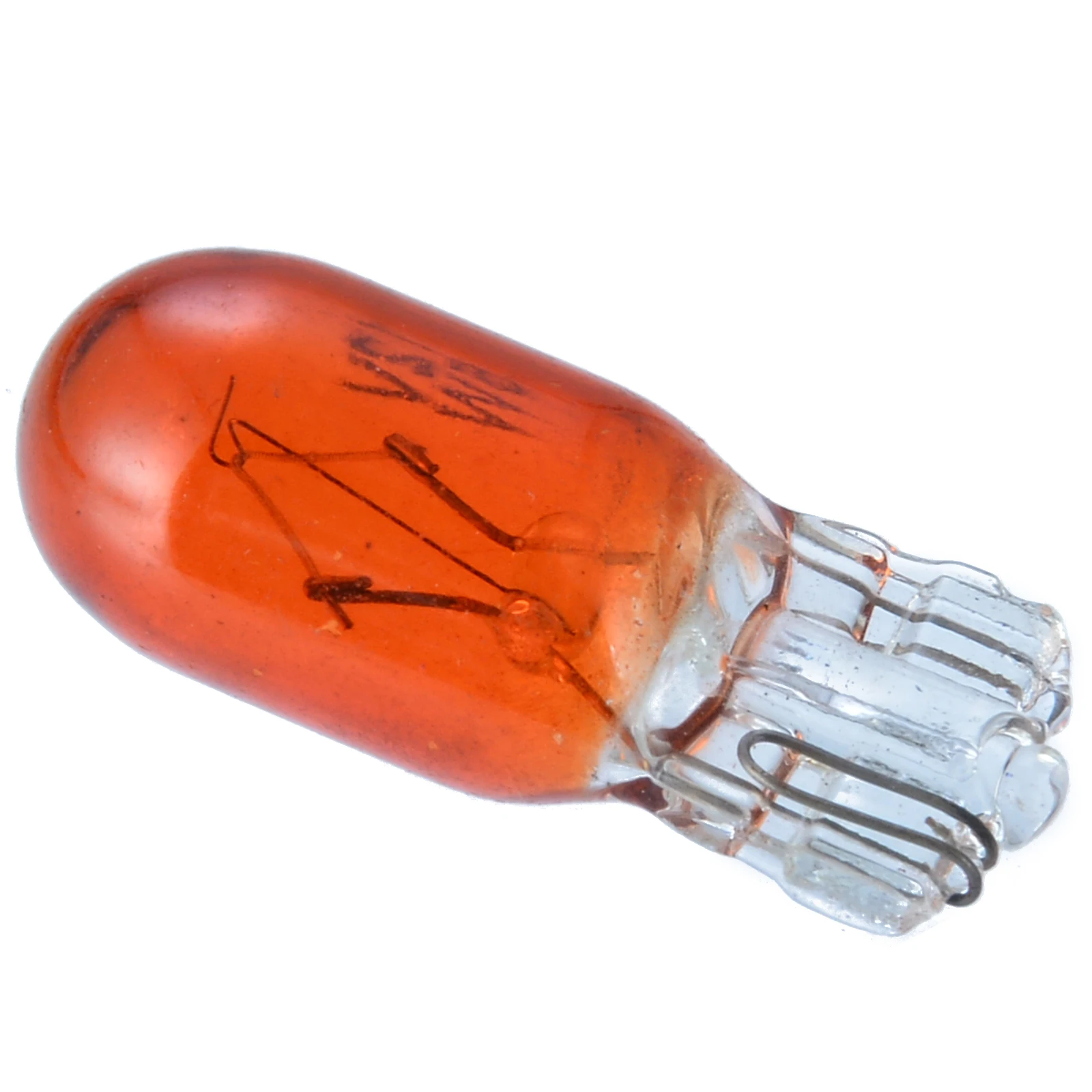 10pcs Car W5W T10 194 158 Halogen Lights 12V 5W Amber/Orange Wedge Lamp Instrument Light Reading Light Interior Clearance Bulbs