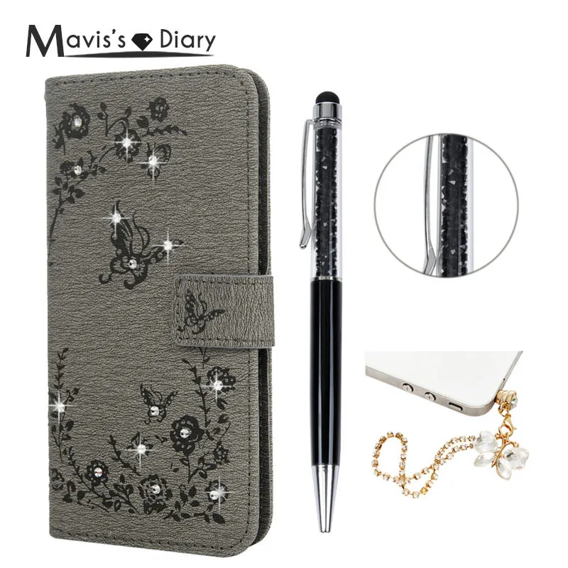 

For Samsung Galaxy S10 Bling Diamond PU Leather Flip Butterfly Case Cover For Samsung Galaxy S10/S10 Plus Phone Bags+Strap