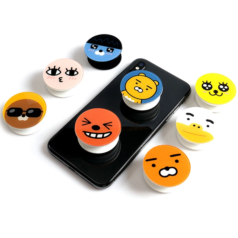 

New style cute Ryan Cocoa Friends Cartoon Anti-fall Ring plastic Figure Toy