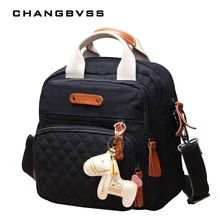 New Fashion Baby Diaper Bag Nappy Bag for Mom Multilayers Stroller Bags bolsa maternidade Women Canvas Hobos For Nappy Changing