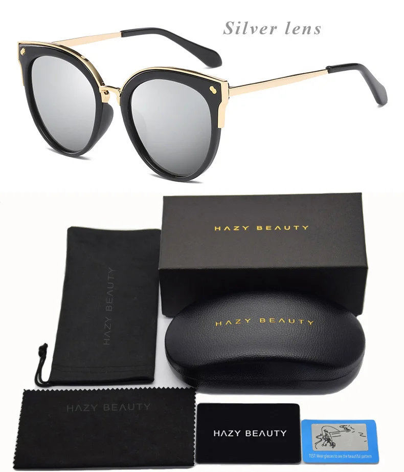 Новинка, женские поляризованные солнцезащитные очки, модные мужские трендовые солнцезащитные очки для вождения, Винтажные Солнцезащитные очки с покрытием UV400, оригинальные солнцезащитные очки - Цвет линз: Silver lens